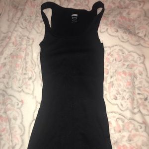 Black tank top